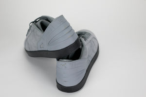 Triesti Shell Shoes - Grey Suede