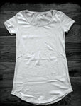 Women's short sleeve, long t-shirt - Made in Italy